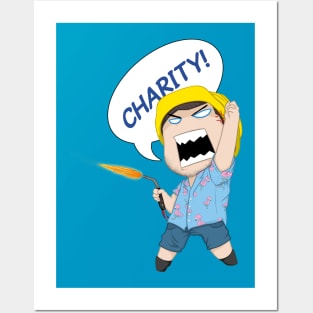 Misha Collins Charity Chibi Posters and Art